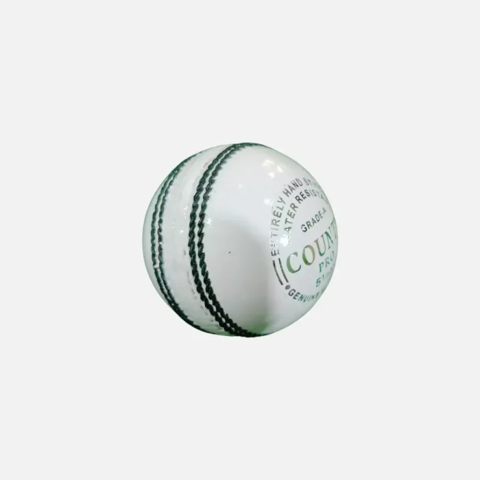 White Leather Cricket Ball