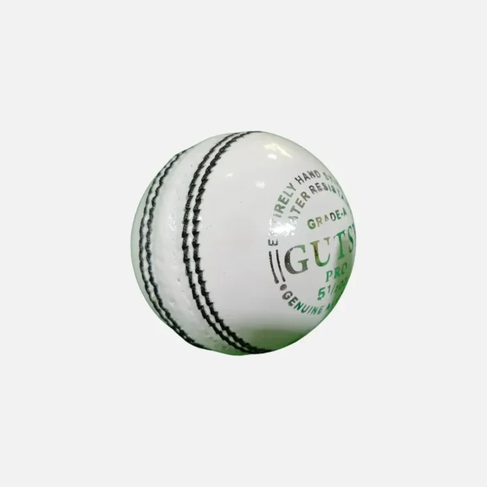 White Leather Cricket Ball