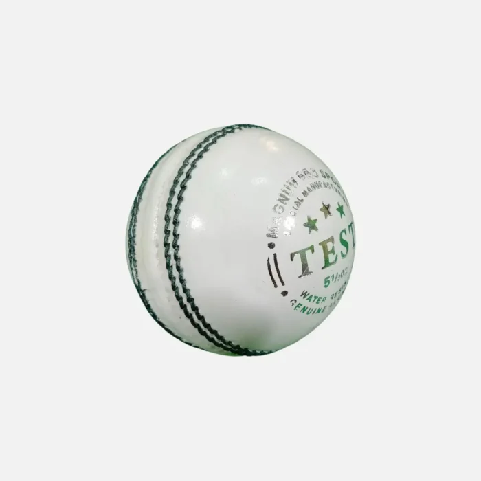 White Leather Cricket Ball